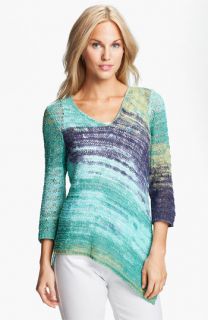 Curio Asymmetrical Dip Dye Sweater