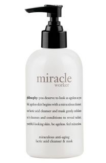 philosophy miracle worker lactic acid cleanser & mask
