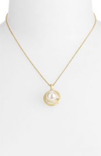 Majorica Classic Circular 12mm Pearl Pendant Necklace