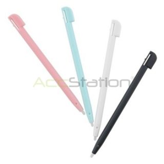 Clear Hard Case 4 Stylus Pen Screen Protector LCD Film Guard for DS