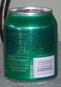 2008 USA Schweppes Caffeine Free Ginger Ale 8 oz 237ml Mini Size Full