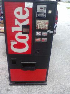 Coke Pepsi Soda Vending Machine Great Deal Look