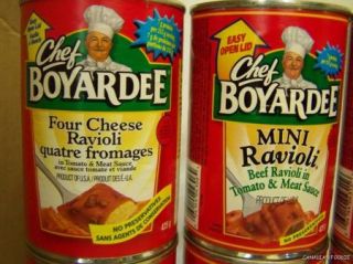 Chef Boyardee Ready to Eat Canned Pasta Several Choices
