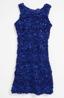 Laundry by Shelli Segal Ruched Sequin Dress (Big Girls)