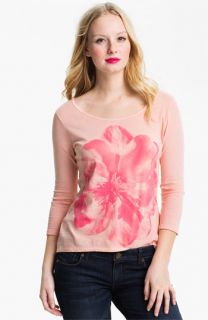 Lucky Brand Washed Hibiscus Tee