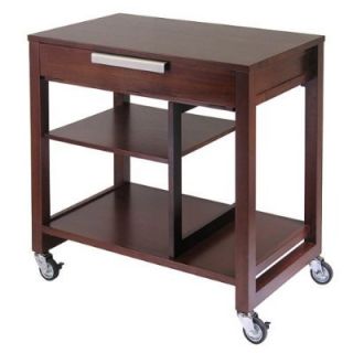 Home Office Solid Wood Adjustable Computer Cart