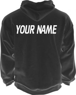 Add Any Name to Our T Shirts or Hooded Sweatshirts Purchased from US
