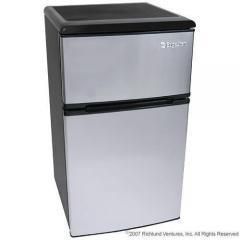  Steel Energy Star 2 Door Compact Mini Refrigerator Freezer