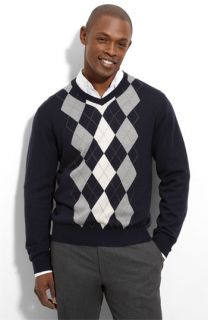 Toscano Merino Wool Blend V Neck Sweater