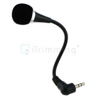 Pcs Flexible Black Mini Microphone Mic For PC Laptop Notebook