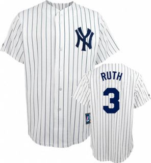 Babe Ruth Jersey Pinstripe Mitchell and Ness Cooperstown Collection