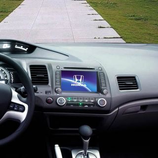 Double 2 DIN Car Radio DVD Player Honda Civic GPS Navigation with