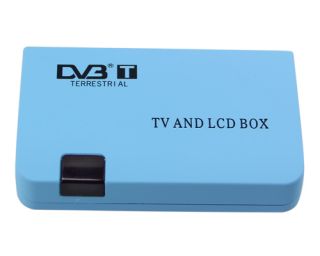 Digital TV Box LCD VGA AV Output Tuner DVB T View Receiver Brand New