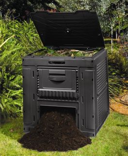 124 Gallon Recycled Plastic Composting Compost Bin Composter..