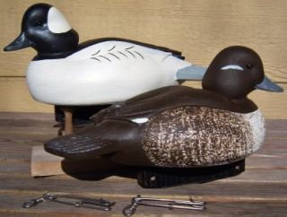 Pair Rig Mate Buffleheads E Allen Custom Hunting Duck Decoys Fully