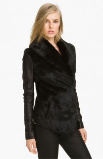 Veda Stella Genuine Rabbit Fur Jacket