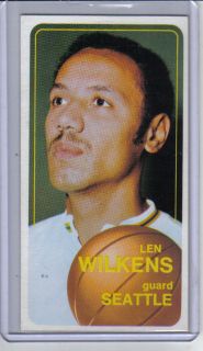 Len WILKENS1970 71 Topps 80 Seahawks Shortprint Card