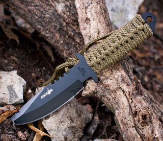 Tactical Combat Hunting Fixed Blade Bowie Knife Throwing Survival