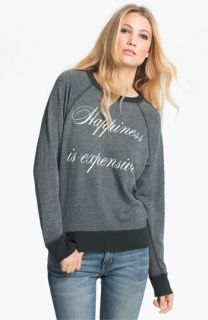 Wildfox Happiness Is Expensive Graphic Sweatshirt
