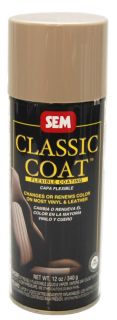 SEM Classic Coat Ivory Vinyl Leather Spray Auto Paint