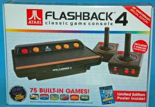 Atari Flashback 4 Plug Play Classic Game Console Retro System 75 Built