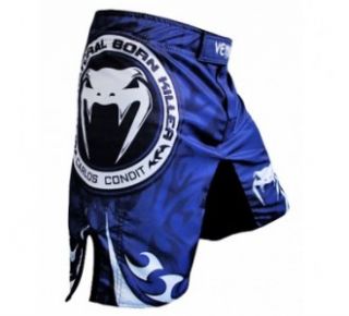Venum Carlos Condit UFC 154 MMA Fight Shorts Blue Size XS s M L XL 2XL
