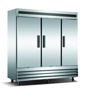 Metalfrio Commercial 3 Door Reach in Upright Freezer New USA Made
