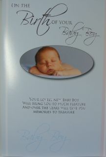 Birth Congratulations Baby Boy Message Inside U K Seller