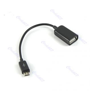  to USB Female Port Cable OTG Connect Adapter for Mobile Phone