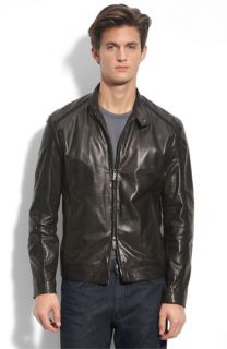 Armani Collezioni Lambskin Leather Jacket