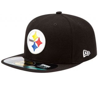 NFL Youth New Era Pittsburgh Steelers SidelineFitted Hat   A325658