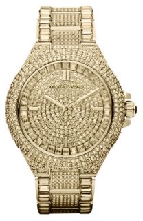 Michael Kors Camille Crystal Encrusted Bracelet Watch