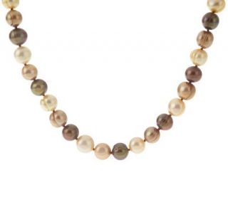 Honora Cultured FreshwaterPearl Shades of Brown 20 Strand Sterling 