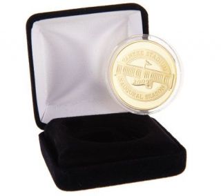 NY Yankees 2009 Inaugural Season Commemorative 23K Gold Coin