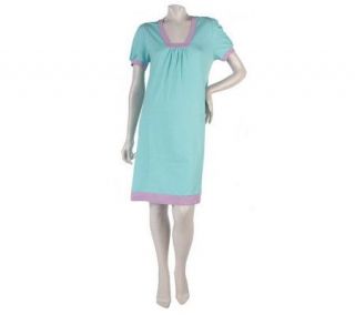 Stan Herman 100Solid Cotton Jersey Sleep Gown   A214413