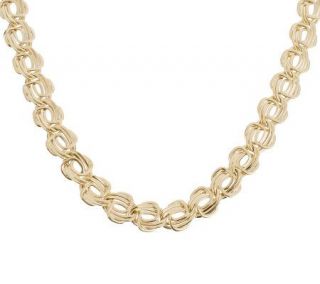 EternaGold Love Knot Design Woven 18 Necklace 14K Gold, 11.2g