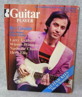 GUITAR PLAYER MAGAZINE MARCH 1980 RY COODER