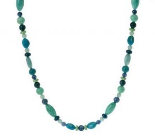 Carolyn Pollack Changing Seasons Sterling 17 Bead Necklace   J266711