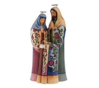Jim Shore Heartwood Creek Holy Family Together Figurine —