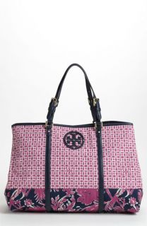Tory Burch Stacked Logo Print Tote