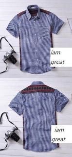 New Comme Des Garcons CDG Play Heart Blue Stripe Shirt