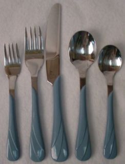 Homer Laughlin China Fiesta Contemporary Periwinkle Blue 5 PC Flatware