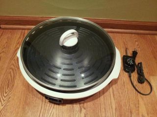 George Foreman GR70WHT Infusion Party Time Grill New