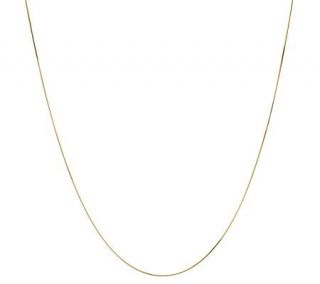 18 Solid Diamond Cut Snake Necklace 14K Gold, 1.2g —