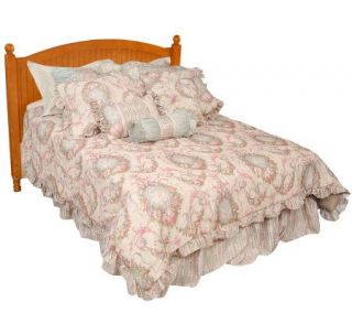 Annabelle FloralMatelasse 13 piece C/K Comforter,Sheet & Accessory Set 