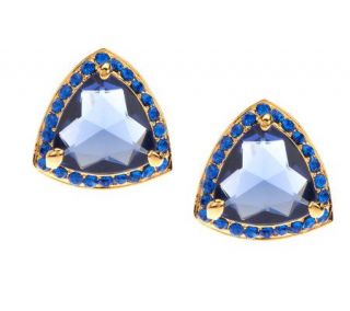 Joan Rivers Elegant Estate Style Crystal Post Earrings   J273714