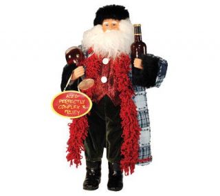 18 Aged Perfectly Wine Santa by Santas Workshop