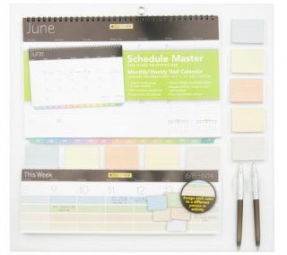 Day Timer Schedule Master 2009 Magnetic Wall Calendar —