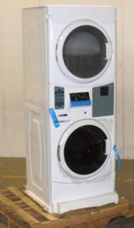 Maytag Natural Gas Commercial Stacked Washer Dryer Combo MLG20PRBWW