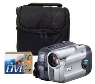 JVC GRDA30 MiniDV Camcorder with Bag and MiniDVtape —